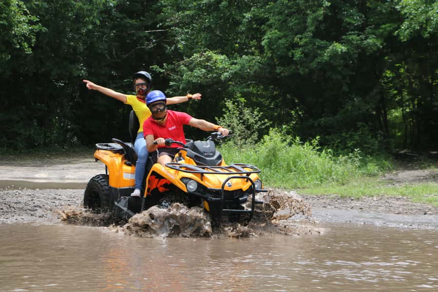 ATV Adventure to Jade Cavern Double - Leaving Cozumel’s paved roads behind