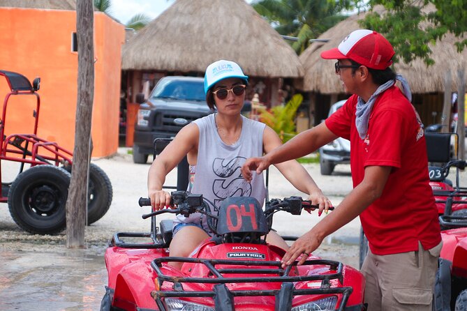 ATV and Clear Boat Ride Full Experience in Cozumel - Playa Uvas: lunch, loungers and a quieter finish