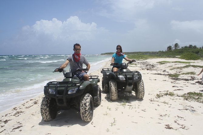 ATV Seashore + Cenote Combo: Mezcalitos & Mayan Cenote Experience - Riding the Trail Near Mezcalitos