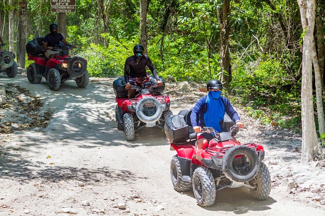 ATV to Jade Cavern, Mud Trails, Snorkel and Lunch with Open Bar - At a glance: mud, cavern, reef, and lunch