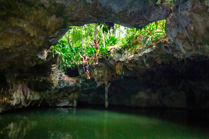 ATV to Jade Cavern, Mud Trails, Snorkel and Lunch with Open Bar - The Money Bar: reef time, lunch, and a drink