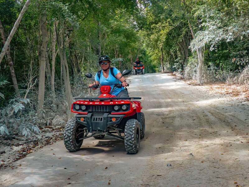 Cozumel: ATV Off-Road Adventure to Jade Cavern - The ride from El Cedral to Jade Cenote