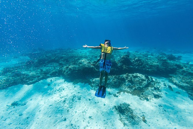 Cozumel Catamaran Snorkeling Tour & lunch - Sailing out from the Playa Mia pier