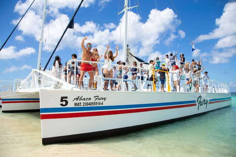 Cozumel: El Cielo, Palancar Reef, and Beach Party with Food - A 65-foot catamaran built for a long day on the water