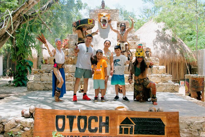 Cozumel Jeep Adventure Natural Cenote & Mayan Experience OTOCH - San Martin: A Beach Break With Food Included