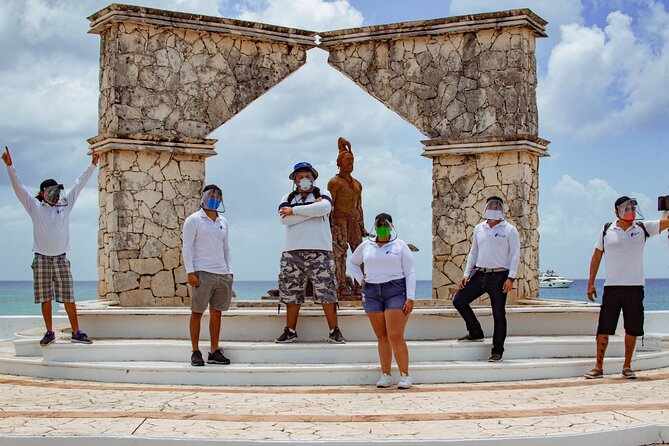 Cozumel Private Jeep Tour with Snorkeling Experience and Lunch - San Martin and El Mirador show the wilder coast