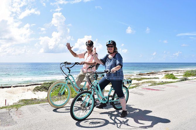 Half-Day Electric Bike Tour of Cozumel's East Side With Lunch - Stops for photos, rock formations, and sea views