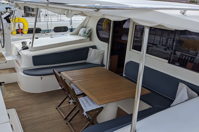 Private 6 Hrs 47 ft. Catamaran Snorkel & Cielo Charter (30p. max) - Timing, meeting point, and weather