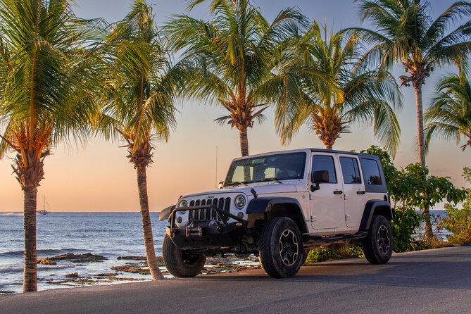 Private Jeep Tour: Punta Sur, Mayan Park & Snorkel Adventure - Beach lunch, with snorkeling close at hand