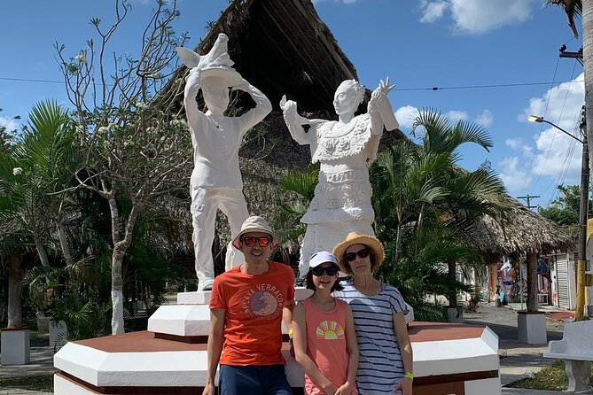 Private Mayan Ruins Tour with Cenote/caves and Mexican Picnic - El Cedral is a small-scale look at Mayan Cozumel